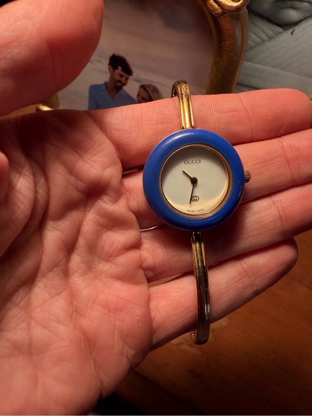 Gucci Blue Bezel